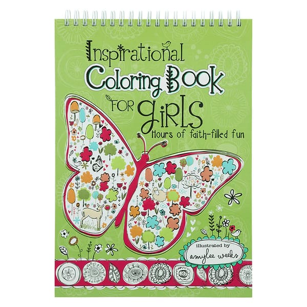 Inspirational Coloring Book For Girls