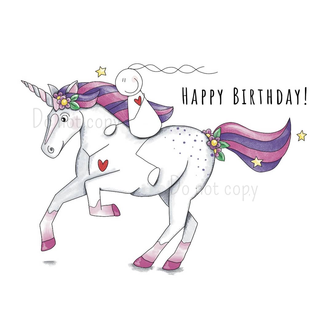 Mannetjies-kaartjie: Eenhoring (Engels)