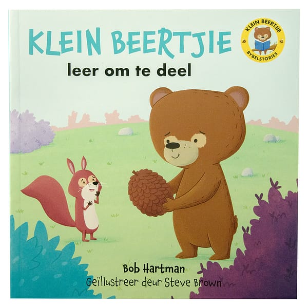 Klein beertjie leer om te deel