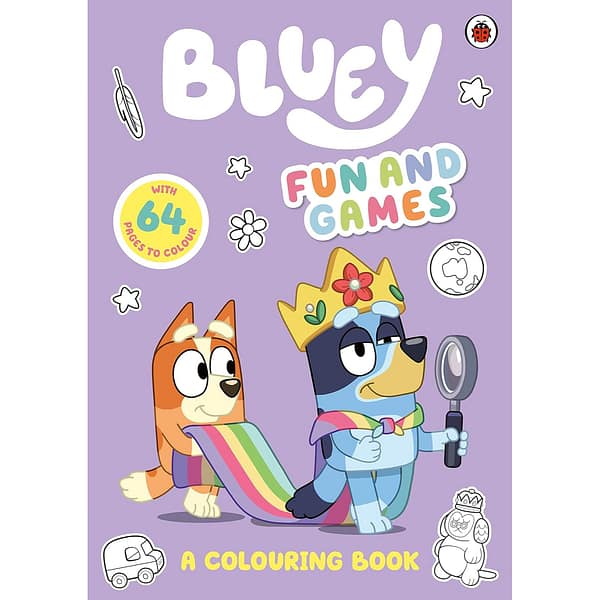 Bluey: Fun & Games Colouring Book